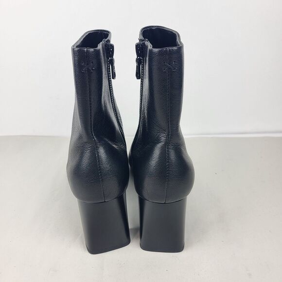 Rag & Bone Viva  Leather Ankle Boot Black Size 37 - Picture 11 of 14